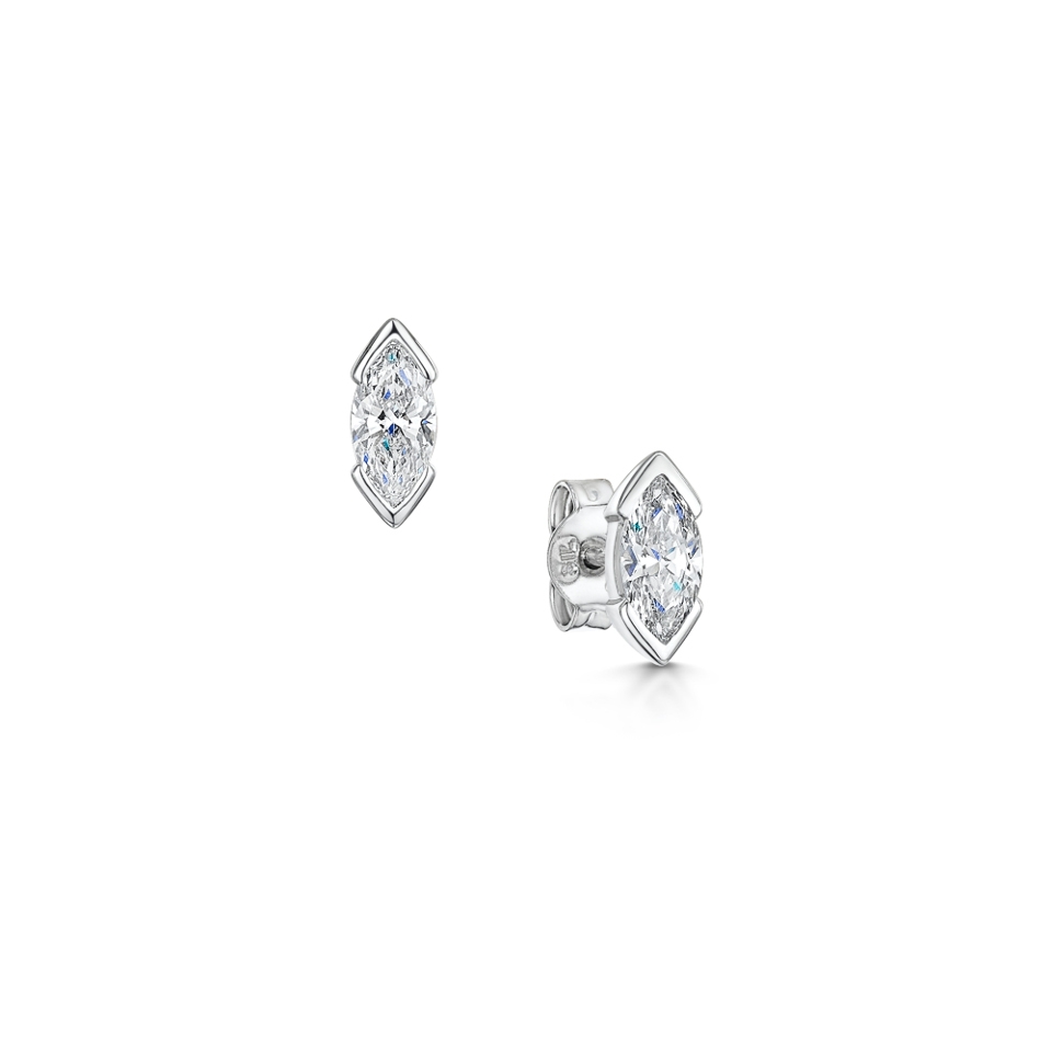 Marquise Diamond Earrings
