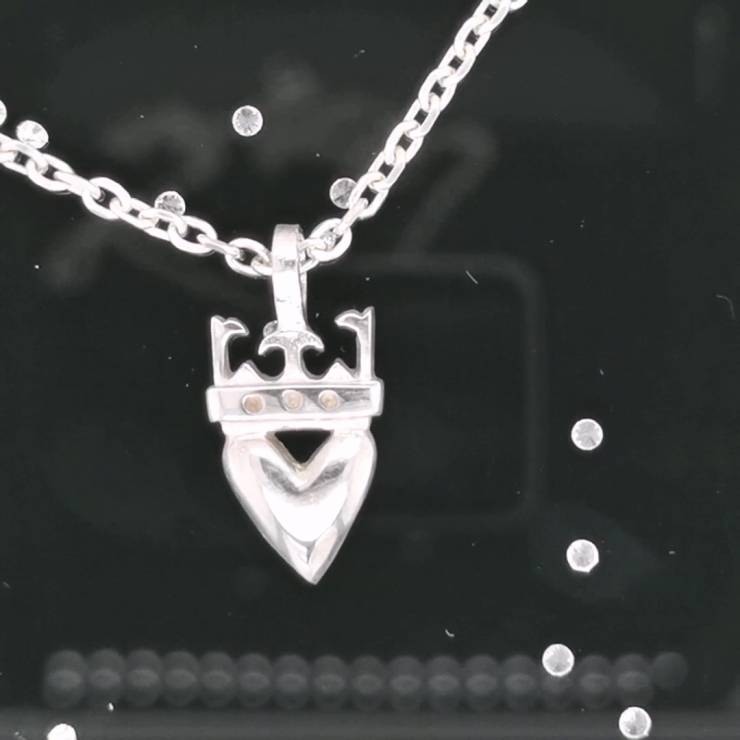 Claddagh Silver Pendant