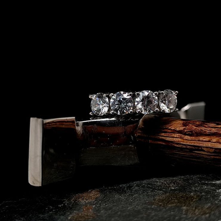 4 Stone 1ct eternity ring