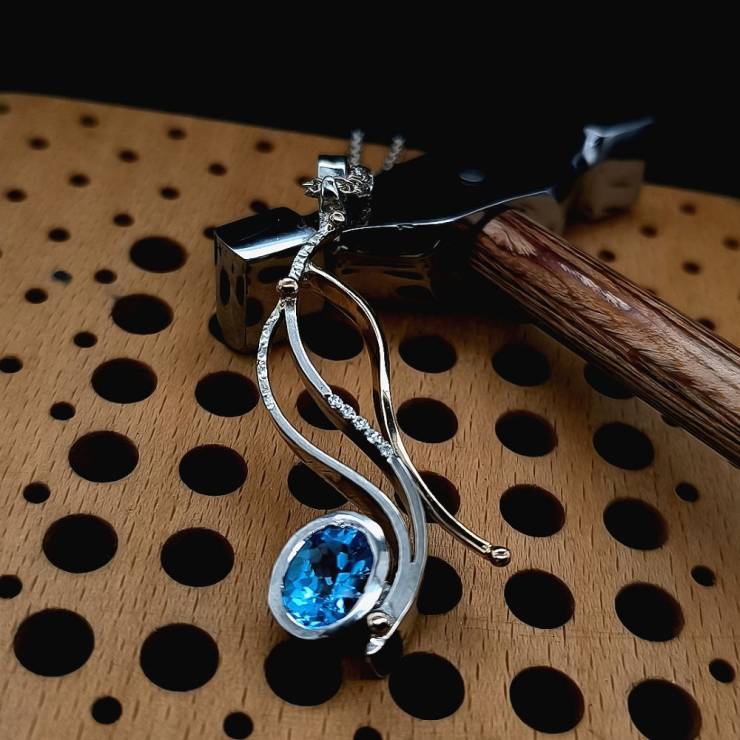 Handmade  Blue Topaz 2025