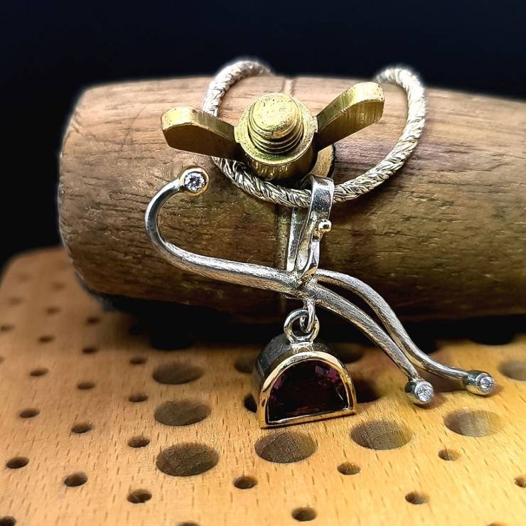 Handmade Wave Pendant