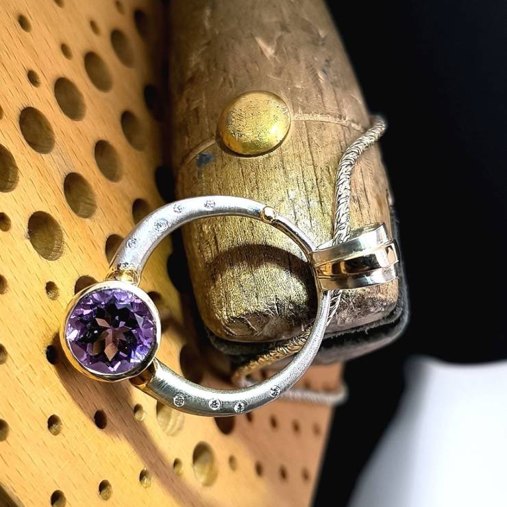 Handmade Round Amethyst 2025